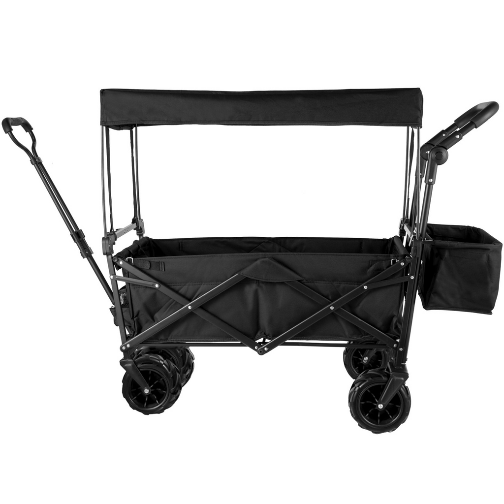 VEVOR Carrito de jardín plegable extragrande con toldo extraíble
