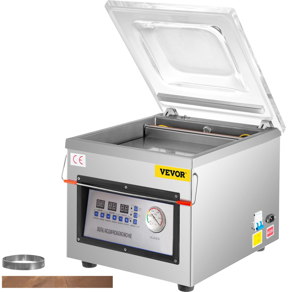 Selladora al vacío de cámara VEVOR DZ-260C para alimentos de cocina de 110 V