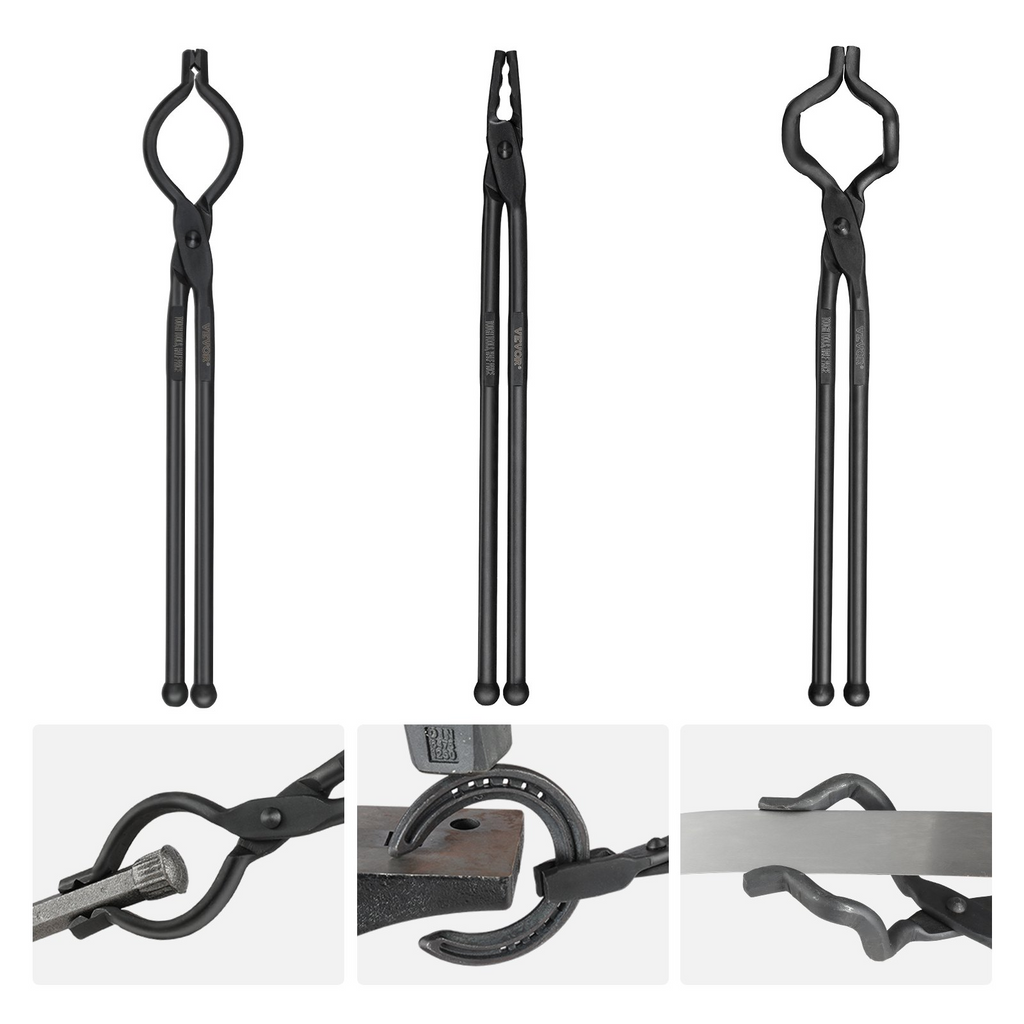 Pinzas de herrero VEVOR 3 piezas de 18"