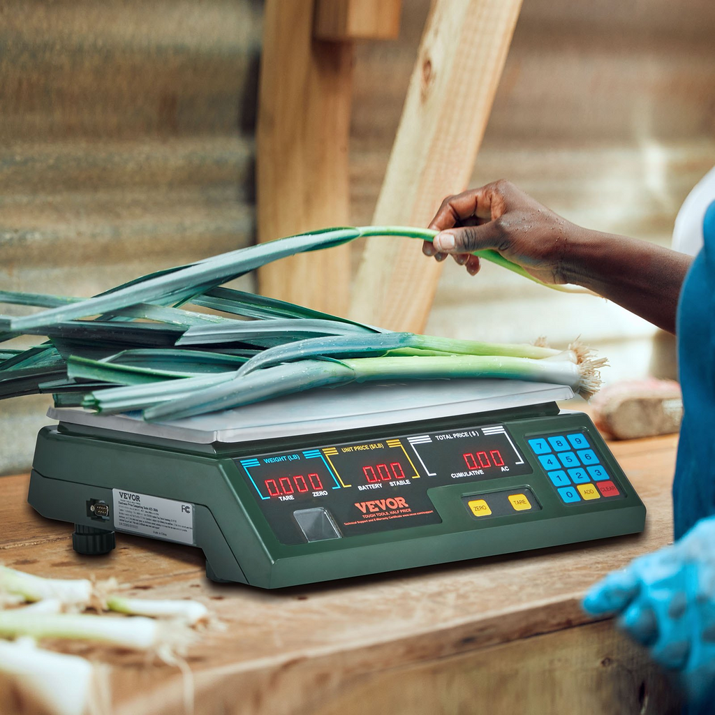 Báscula electrónica de cálculo de precios VEVOR de 66 lb para