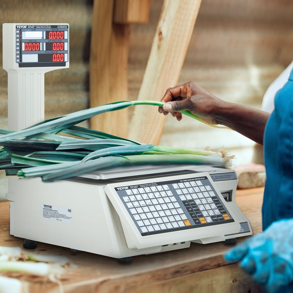 Báscula electrónica de cálculo de precios VEVOR báscula digital de 66 lb