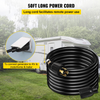 Cable de extensión para generador VEVOR de 50 pies 30 amperios cable de 4 cables calibre 10 cable de alimentación para generador de 125 V y 250 V con cierre giratorio (50 pies y 30 amperios)