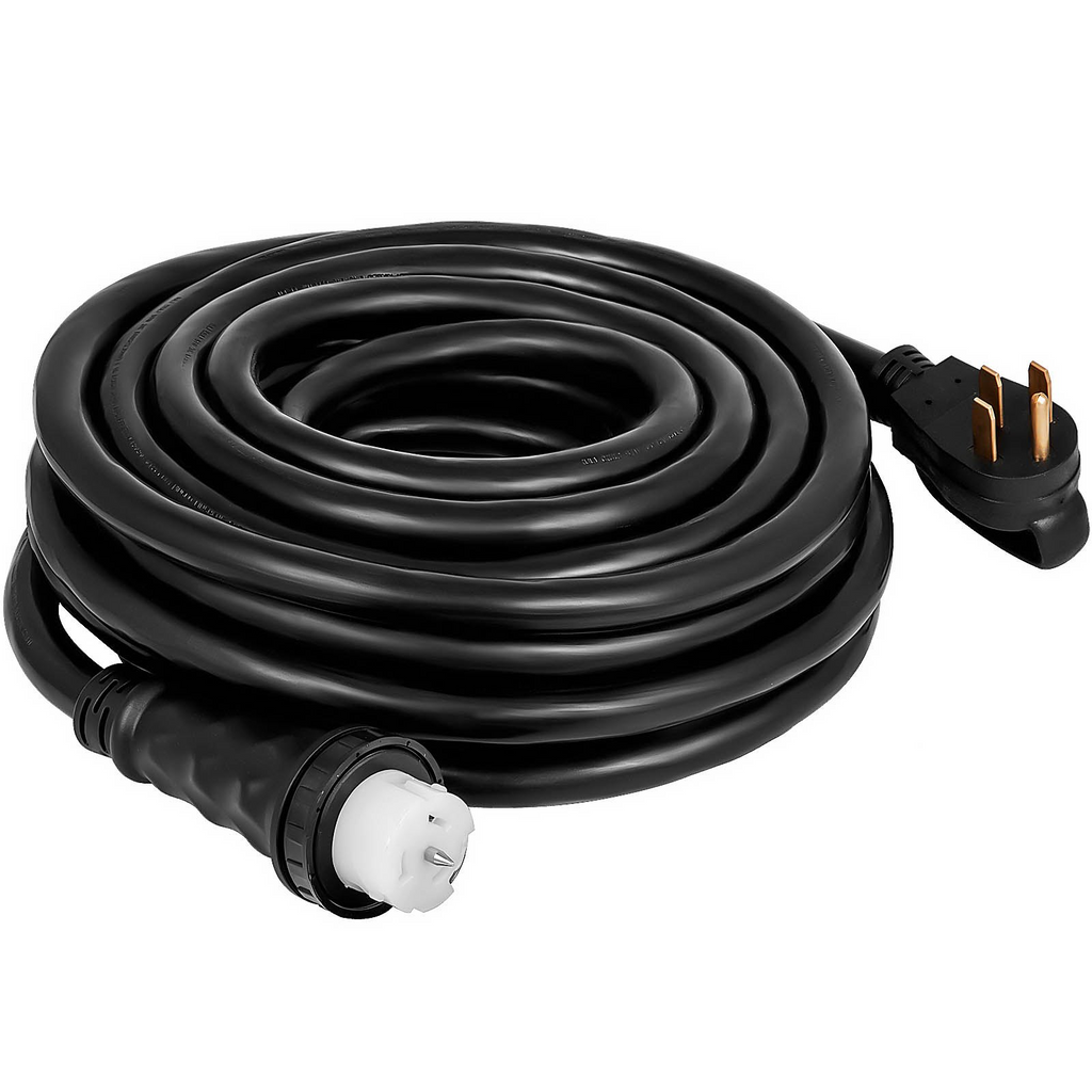 Cable de extensión para generador VEVOR de 10 pies 50 amperios para generador STW 6/3 + 8/1 para generador de 125 V y 250 V de bloqueo giratorio N14-50P SS2-50R CS6364