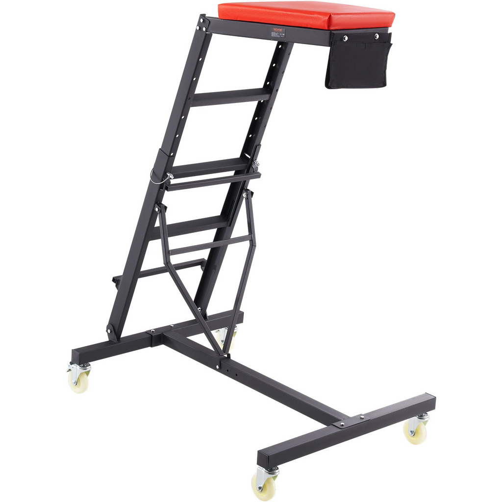 Camilla para automóvil VEVOR con altura ajustable de 49,6" a 75,6" capacidad de 400 libras