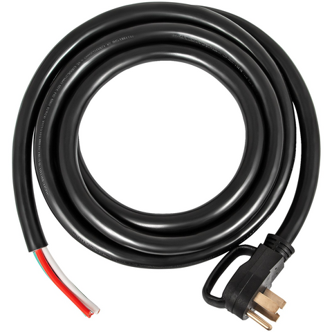 Cable de extensión para generador VEVOR de 15 pies y 50 amperios 4 cables calibre 6 STW 6/3+8/1 de 125 V y 250 V