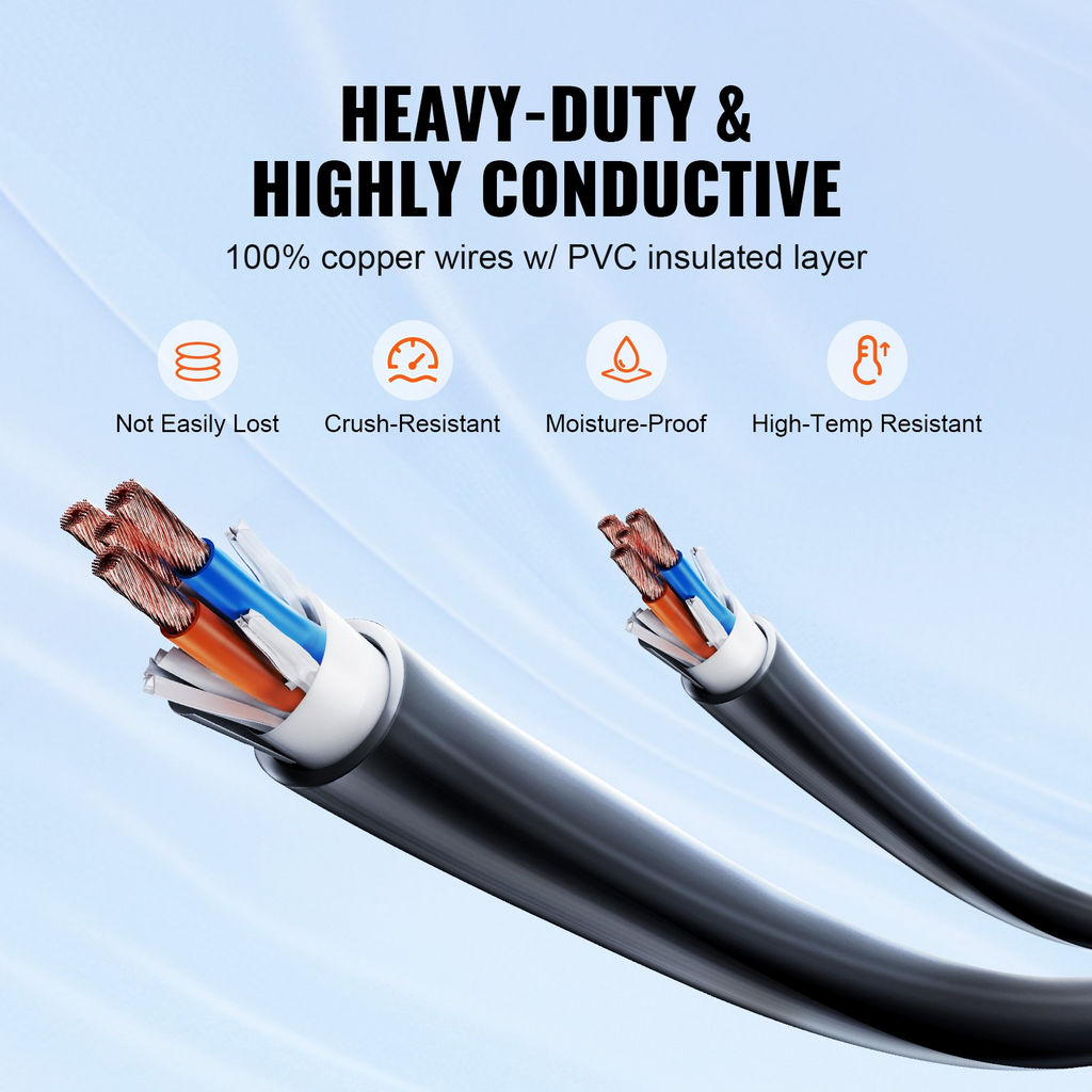 Cable de alimentación para RV de 30 pies para generador 50 A