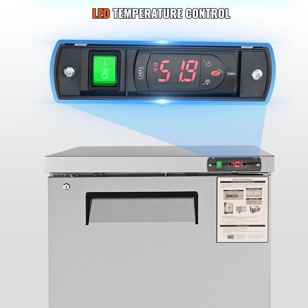 Refrigerador comercial VEVOR de 28"