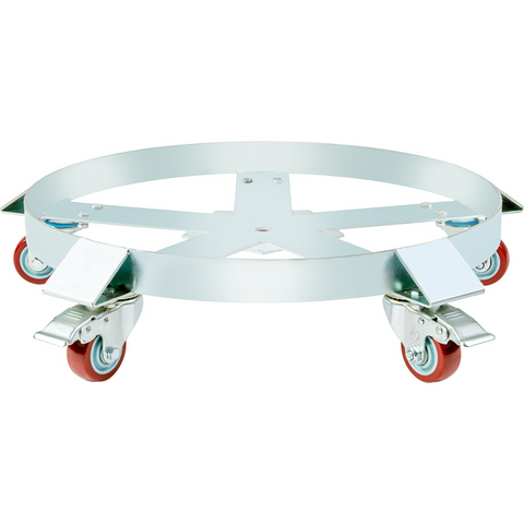 VEVOR - Carretilla para bidones de alta resistencia de 55 galones capacidad de carga de 1250 lb