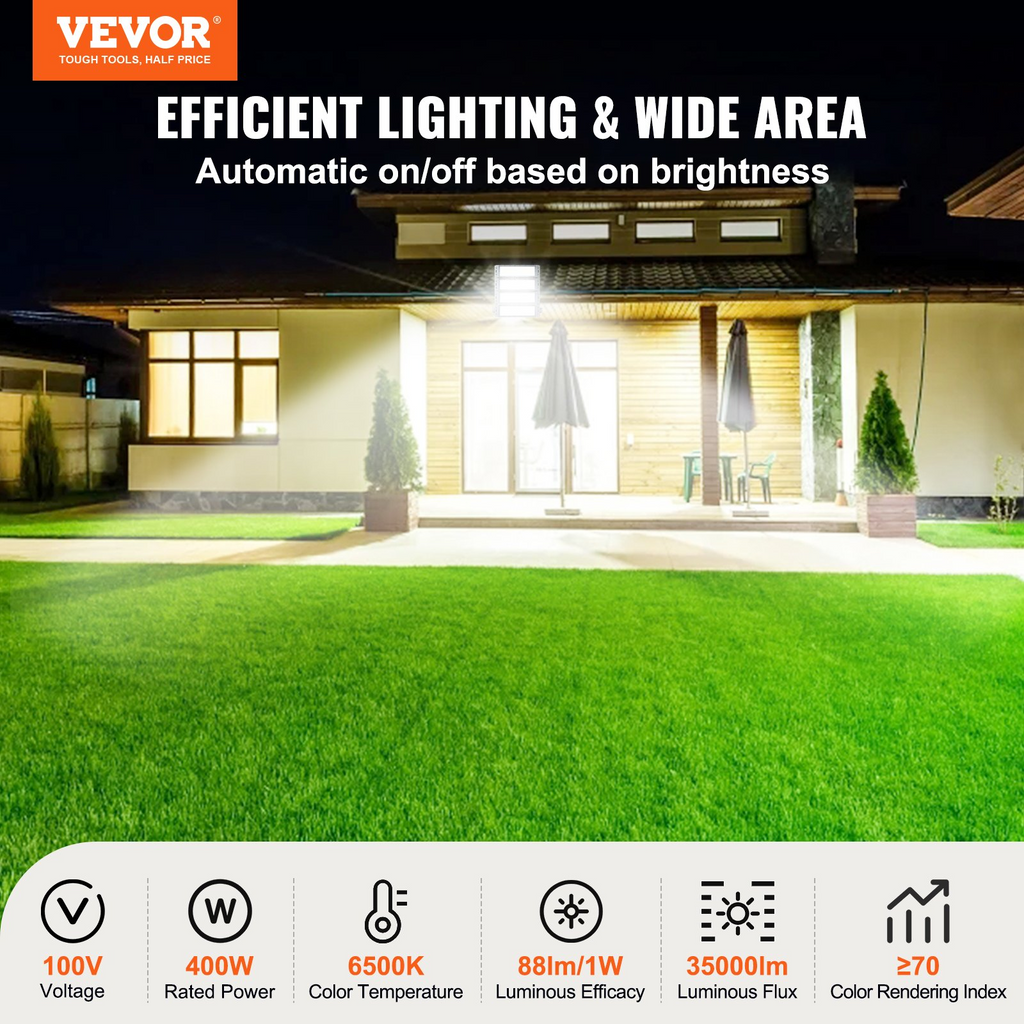 Foco LED para estadios 400 W 35 000 lm luz LED de inundación 6500 K l IP65