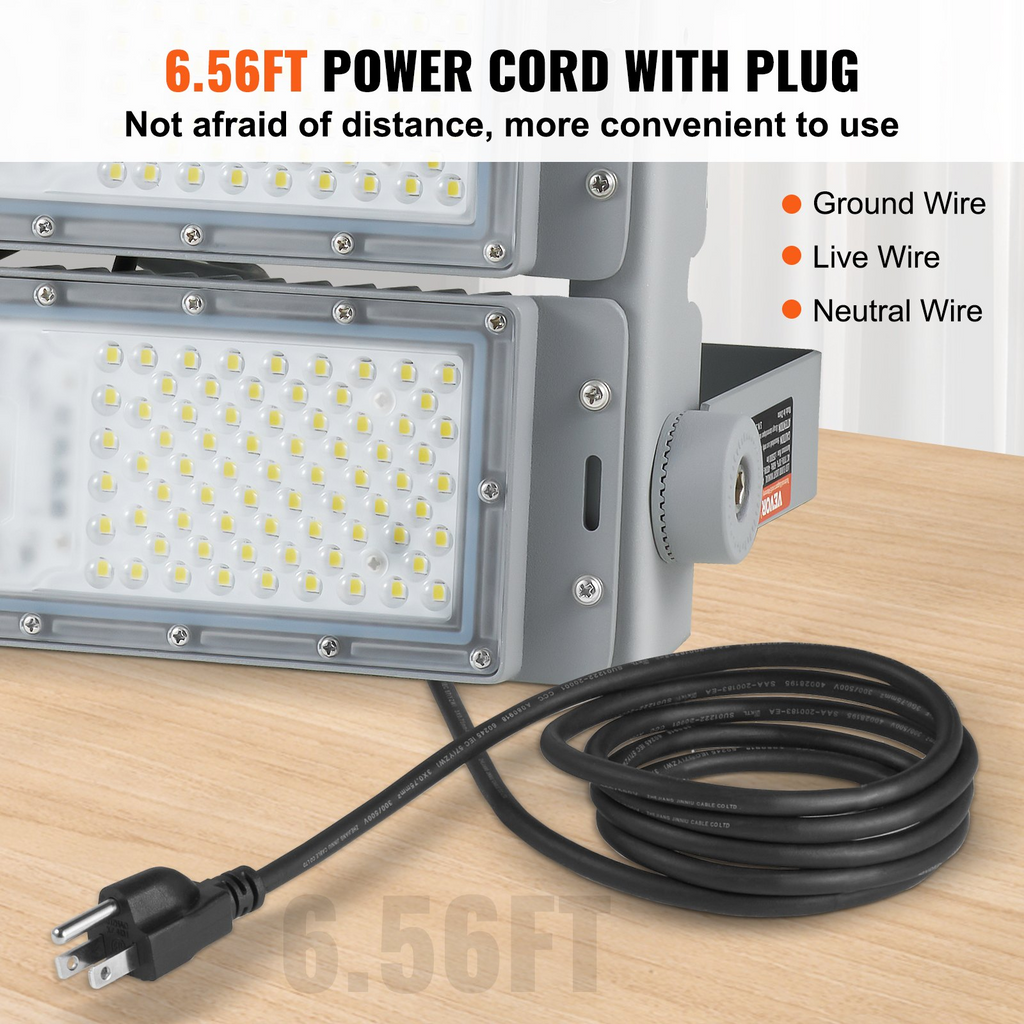 Foco LED para estadios 400 W 35 000 lm luz LED de inundación 6500 K l IP65