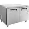 Refrigerador comercial VEVOR de 48"  12,85 pies cúbicos de espesor 2 puertas con cerradura