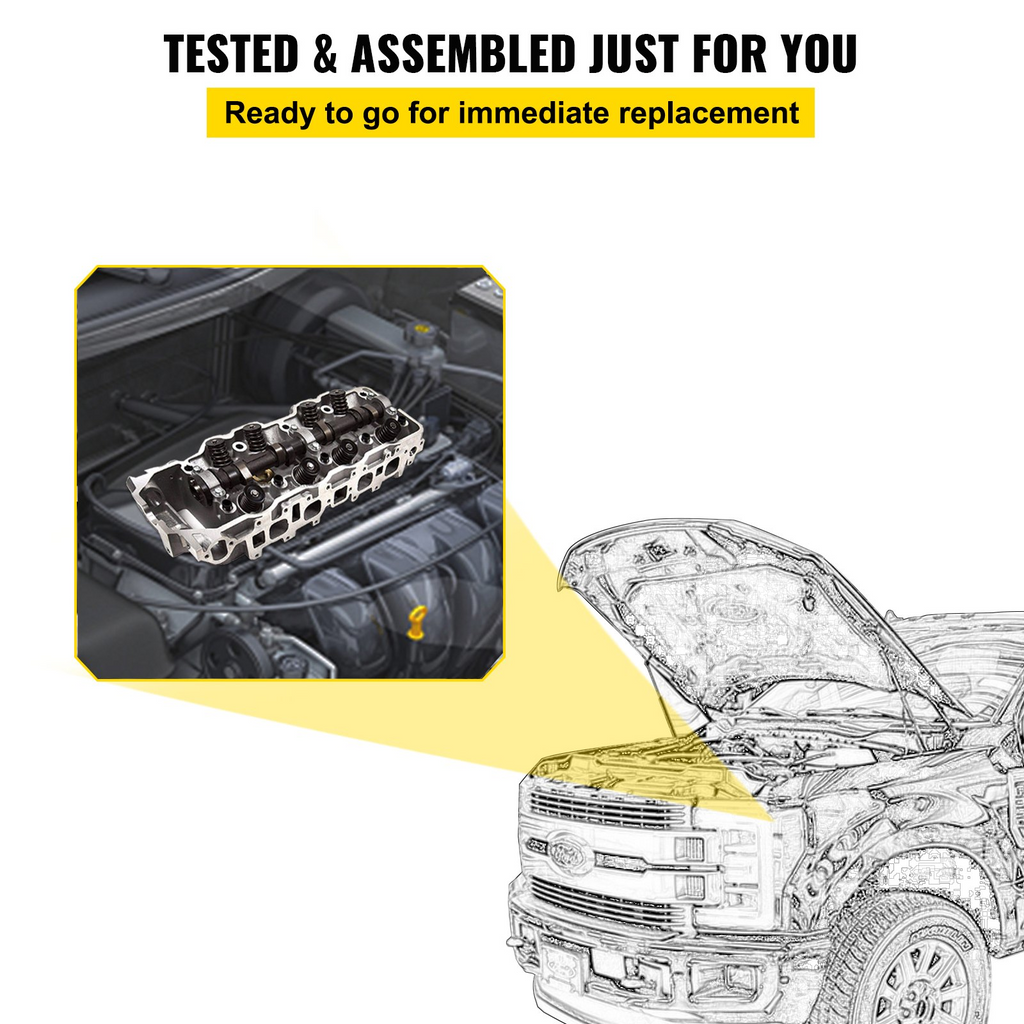 Culata completa VEVOR para camioneta 4Runner Speed 85-95 22R 22RE 22RE 2.4L SOHC