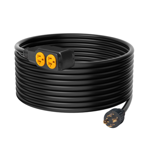 Cable de extensión para generador VEVOR de 30 amperios 25 pies