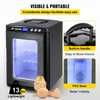 Incubadora de reptiles VEVOR negra de 25 l refrigeración y calefacción de 5 a 60 °C de 12 V/110 V