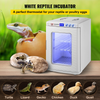 Incubadora de reptiles blanca VEVOR de 25 l refrigeración y calefacción de 5 a 60 °C 12 V/110 V