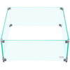 VEVOR  protector de viento de vidrio de 14 x 14 x 6 pulgadas de 0,3" de espesor