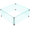 VEVOR  protector de viento de vidrio de 14 x 14 x 6 pulgadas de 0,3" de espesor