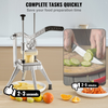 VEVOR Picadora de frutas y verduras comercial cuchilla de 1/2″