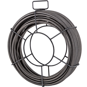 Cable de limpieza de desagües VEVOR, 30 mts x 1/2 pulgada, cable de núcleo sólido, cable de alcantarillado, barrena de drenaje, limpiador de cables, serpiente, tubería de obstrucción, cable de limpieza de desagües JH2