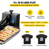 Prensa térmica de 16 x 20 pulgadas 1700 W de potencia