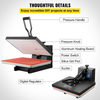 Prensa térmica de 16 x 20 pulgadas 1700 W de potencia