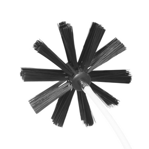 VEVOR Kit de limpieza de conductos de secadora de 22 piezas y 30 pies incluye 3 tamaños diferentes de cepillos atrapapelusas flexibles