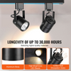 Cabezales de iluminación LED para riel VEVOR 6,5 W 3000 K 470 lm