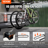 Portabicicletas plegable VEVOR para 2 bicicletas con montaje de enganche para automóvil