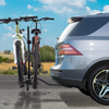 Portabicicletas plegable VEVOR para 2 bicicletas con montaje de enganche para automóvil