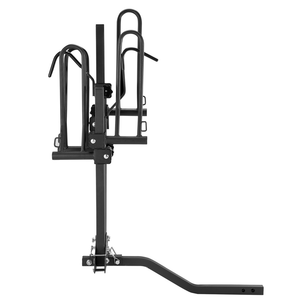 Portabicicletas plegable VEVOR para 2 bicicletas con montaje de enganche para automóvil