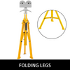 Soporte para tubos con rodillos de 0,5 a 12" altura ajustable capacidad de 2500 lb para tubos de 32" a 55"