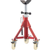 Soporte para tubos VEVOR con cabezal en V altura ajustable de 20 a 37" con ruedas capacidad de 882 lb soportes portátiles plegables de 1/8" a 12"