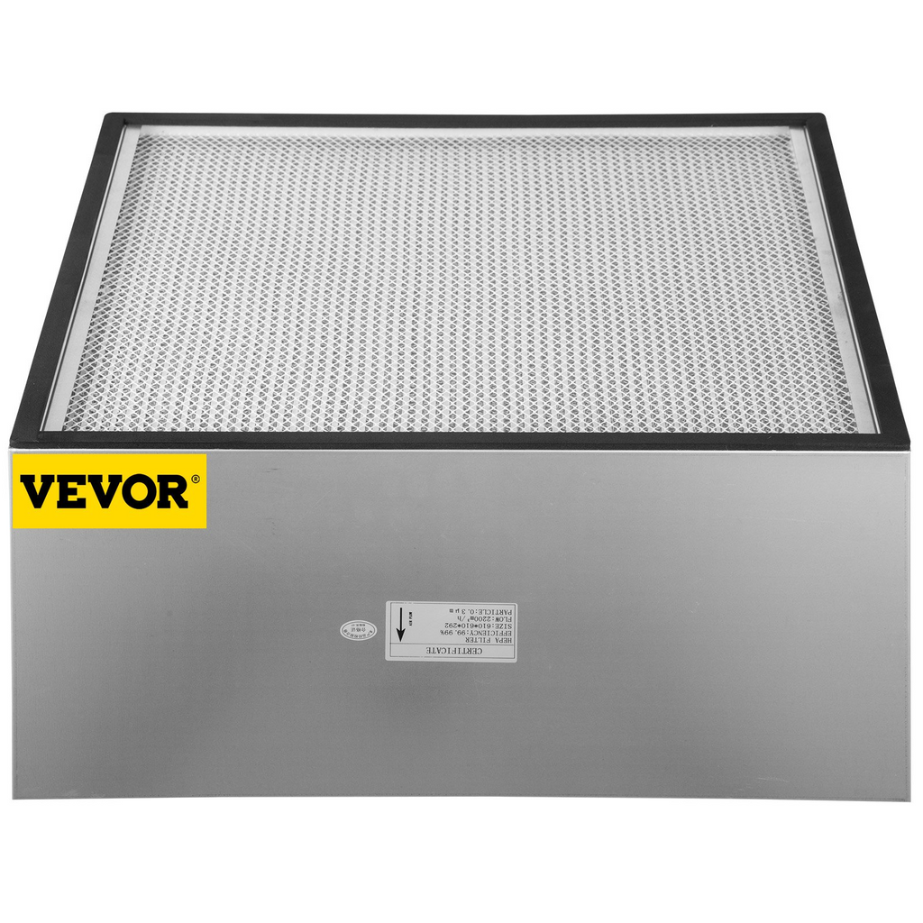 Filtro de repuesto HEPA VEVOR  de 24'' x 24'' x 11,5'' filtro estándar 99,97 %