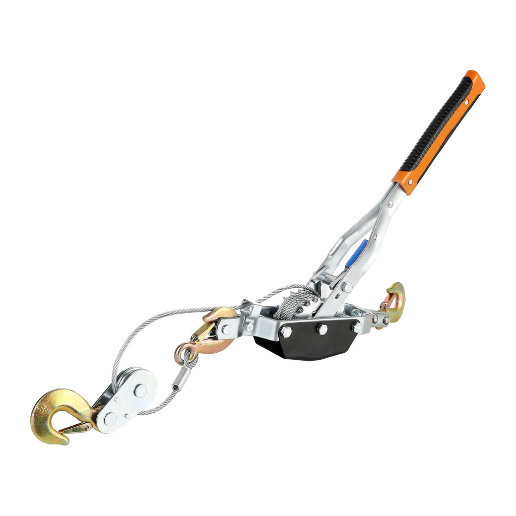 Cabrestante VEVOR capacidad de tracción de 5 toneladas (11 023 lb) cable de acero de 11,5 pies 3 ganchos