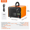 Generador de ozono VEVOR 12000 mg/h para eliminar olores comercial e industrial con ajuste de tiempo de 0 a 120 min para habitaciones automóviles y mascotas