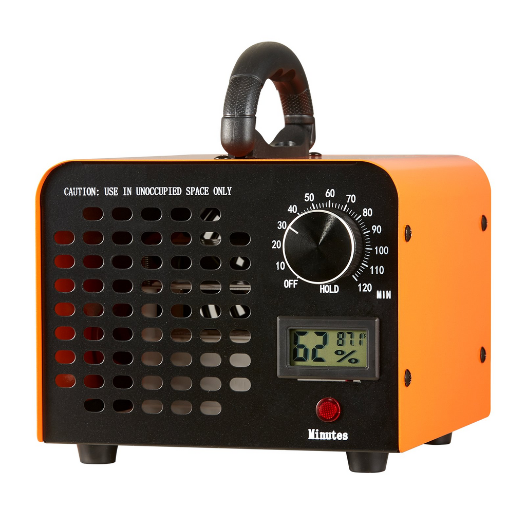 Generador de ozono VEVOR 12000 mg/h para eliminar olores comercial e industrial con ajuste de tiempo de 0 a 120 min para habitaciones automóviles y mascotas