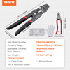 Herramienta de crimpado y cortador de cables de acero VEVOR de 1/64" a 3/32" y 160 hebillas de aluminio,