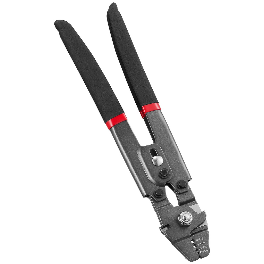 Herramienta de crimpado y cortador de cables de acero VEVOR de 1/64" a 3/32" y 160 hebillas de aluminio,