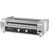 Máquina para Calentar Salchichas de Acero Inoxidable de 750 W con Control de Temperatura Dual Capacidad para 12 Hot Dogs 5 Rodillos