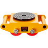 Patines para maquinaria industrial (4 unidades, 17 637 libras/8 toneladas) con 4 ruedas de PU y tapa antideslizante con rotación de 360°