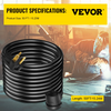 Cable de extensión para soldador VEVOR de 40 A 50 pies 250 V calibre 8