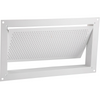 Respiradero para inundaciones 20 cm de alto x 40 cm de ancho x 5 cm de profundidad color blanco