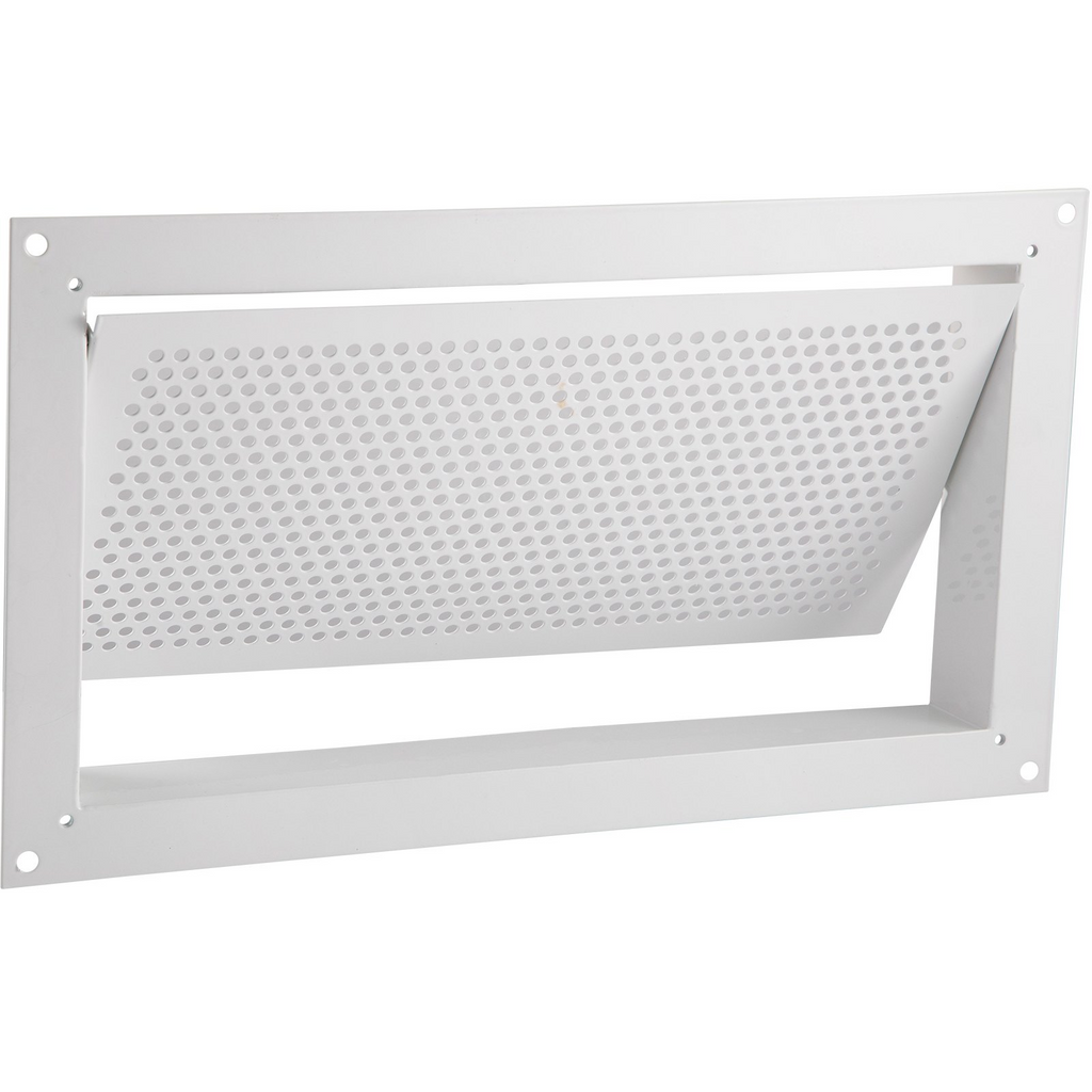Respiradero para inundaciones 20 cm de alto x 40 cm de ancho x 5 cm de profundidad color blanco
