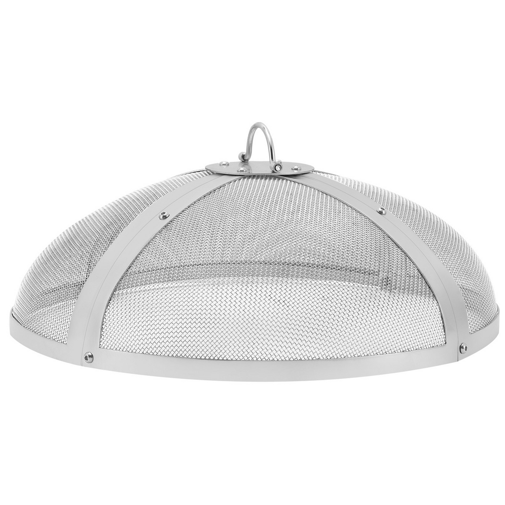 VEVOR - Pantalla protectora redonda para fogatas de 20"