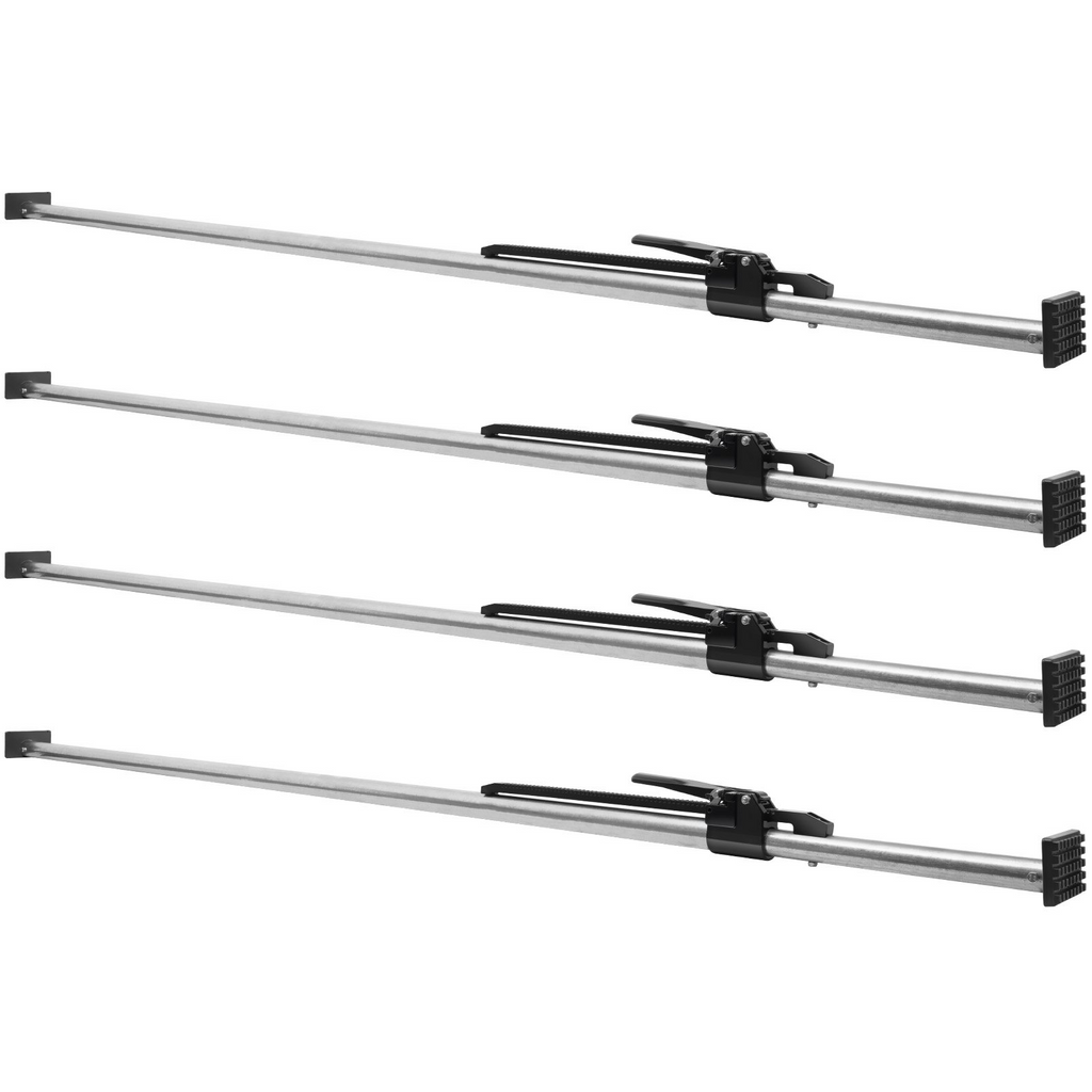 Barra de carga VEVOR con trinquete ajustable de 89" a 104" con capacidad de 309 lb