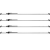 Barra de carga VEVOR con trinquete ajustable de 89" a 104" con capacidad de 309 lb