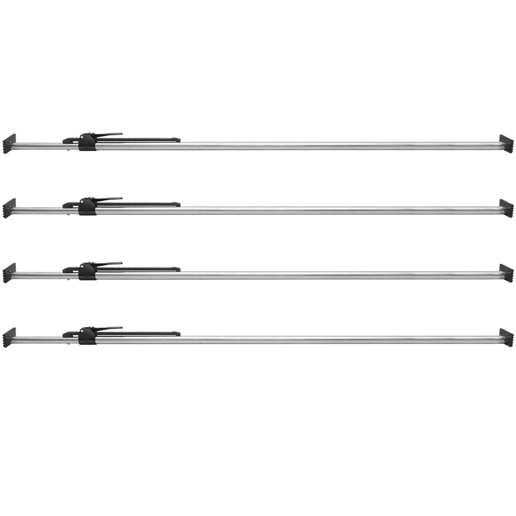 Barra de carga VEVOR con trinquete ajustable de 89" a 104" con capacidad de 309 lb