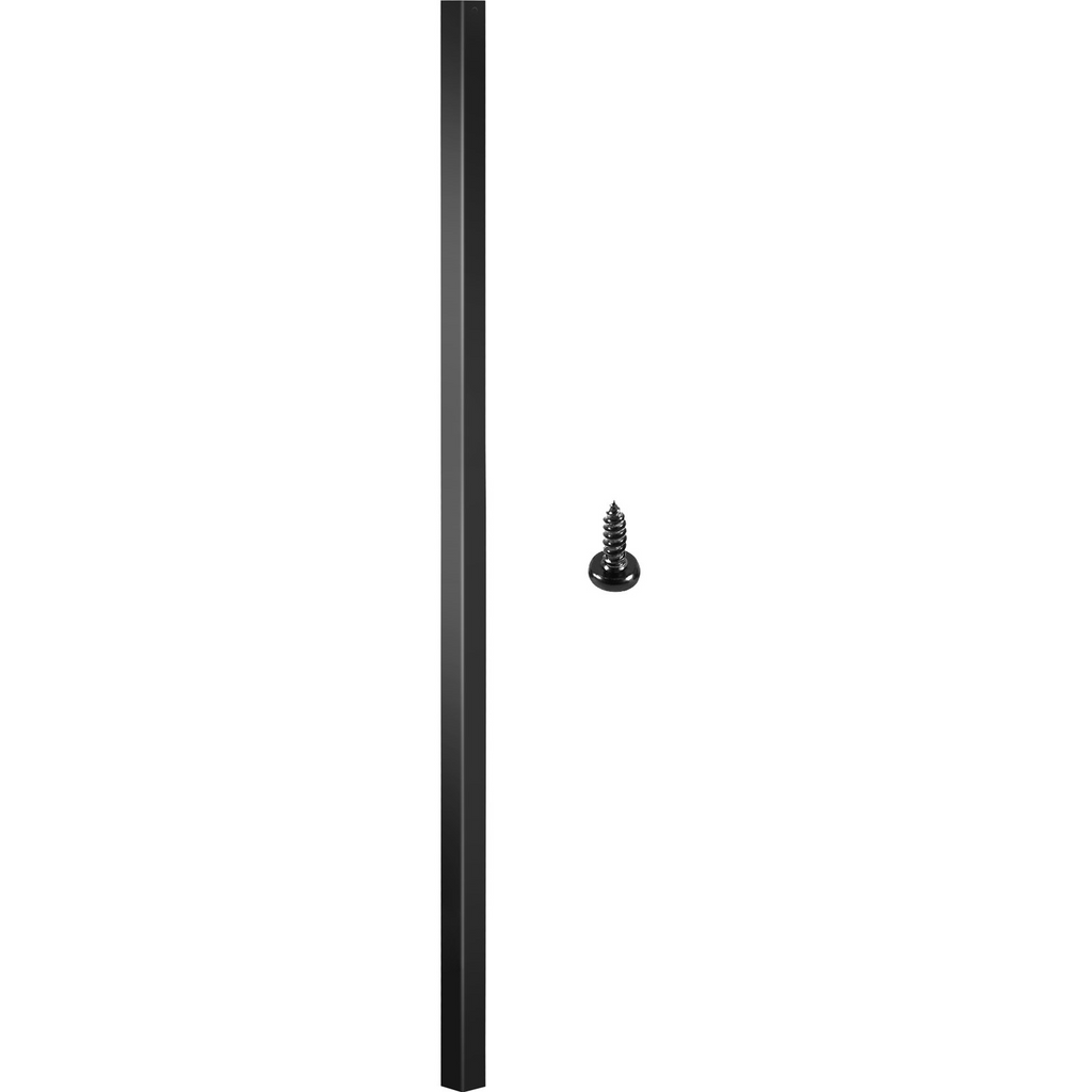 VEVOR Deck Balusters, 101 Pack Metal Deck Spindles, 32"x0.8" Staircase Baluster with Screws, Aluminum Alloy Deck Railing for Wood and Composite Deck, Square Baluster for Outdoor Stair Deck Porch