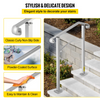 VEVOR Pasamanos de escalera para exteriores aptos para 2 o 3 escalones