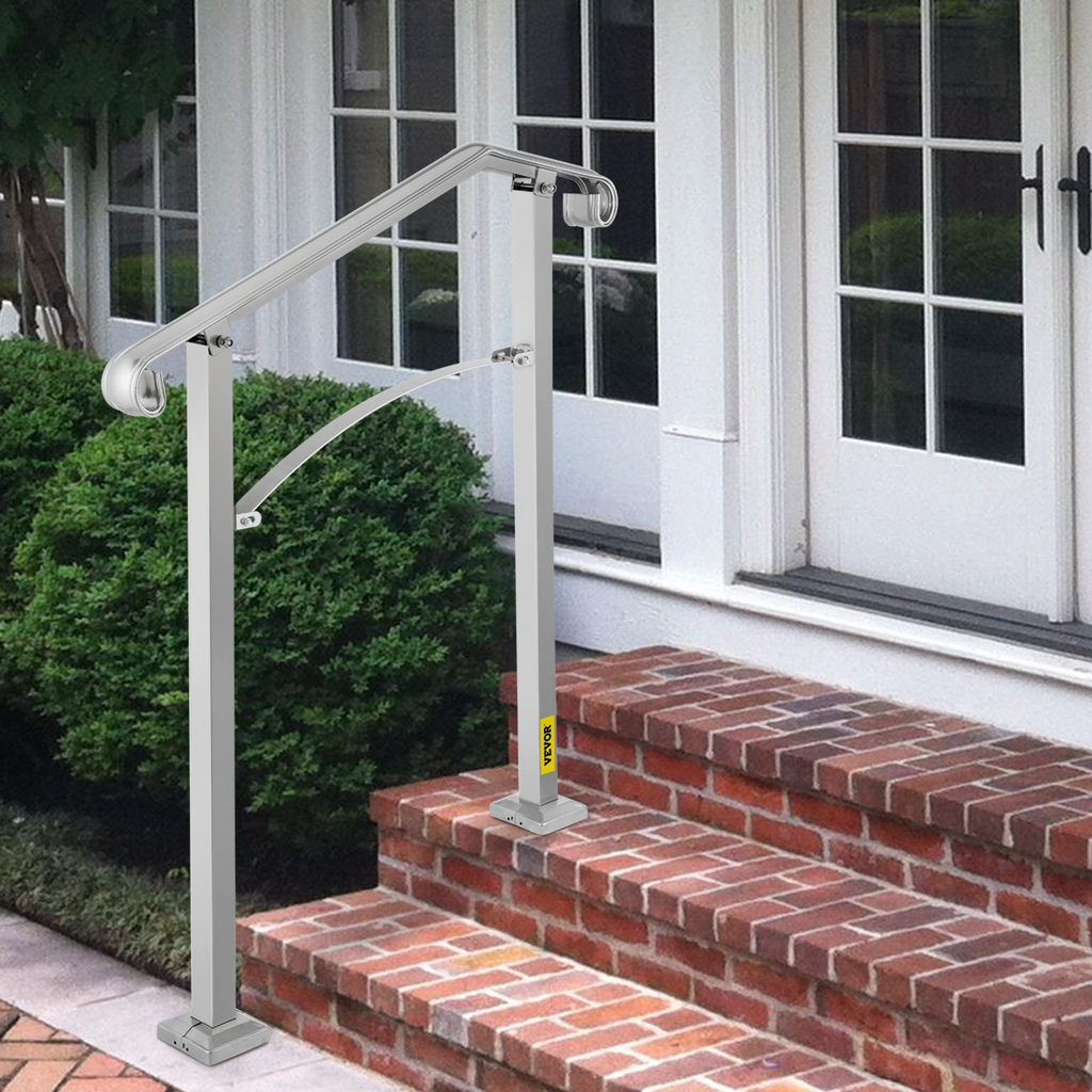 VEVOR Pasamanos de escalera para exteriores aptos para 2 o 3 escalones